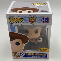 Funko Pop! Disney Toy Story Sheriff Woody (Holding Forky) (Hot T