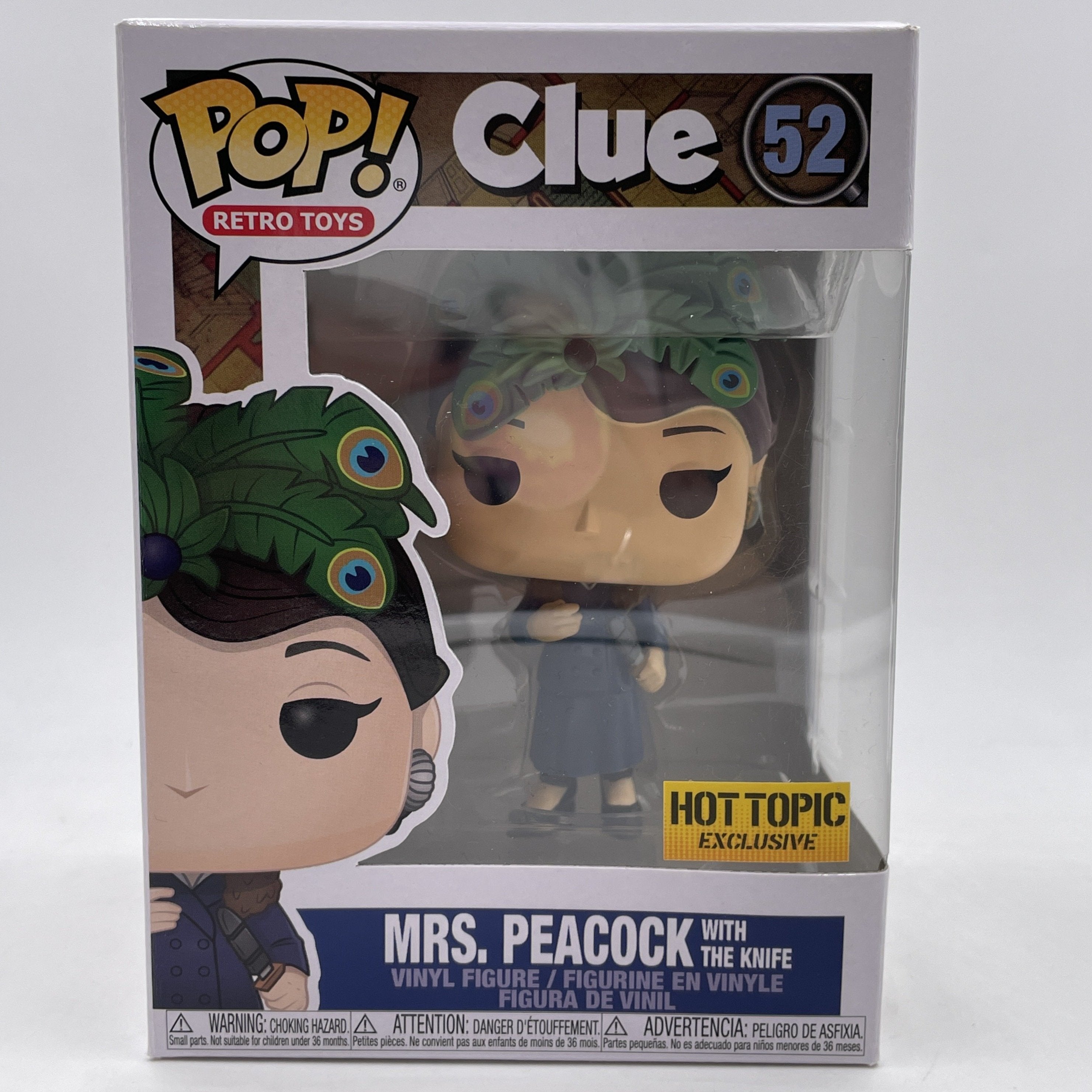 Funko Pop Retro Toys Clue Mrs Peacock 