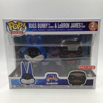 Funko Pop! Movies - Space Jam: A New Legacy - Bugs Bunny as Batman & LeBron James as Robin