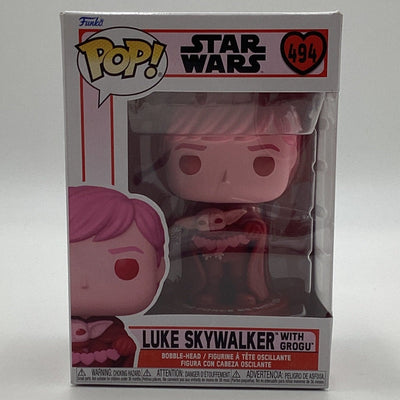 Funko Pop! Star Wars - Luke Skywalker With Grogu (Valentines)