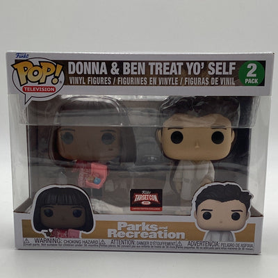 Funko Pop! TV - Parks and Recreation - Donna & Ben Treat Yo' Self (2 Pack) (Target Exclusive)
