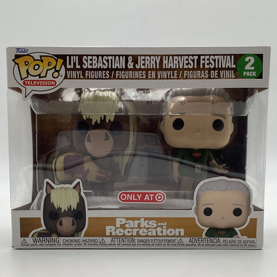 Funko Pop! TV - Parks and Recreation - Li'l Sebastian & Jerry Harvest Festival (2 Pack) (Target Exclusive)