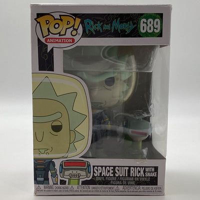 Funko Pop! Animation - Rick and Morty - Space Suit Rick With Snake