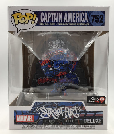 Funko Pop! Captain America (Street Art Collection) (Deluxe)