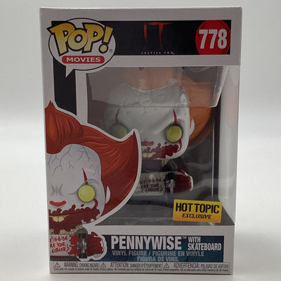 Funko Pop! Movies - IT The Movie - Pennywise With Skateboard (Hot Topic Exclusive)