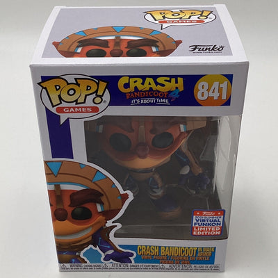 Funko Pop! Games - Crash Bandicoot 4 It's About Time - Crash Bandicoot In Mask Armor (2021 Summer Virtual Funkon)