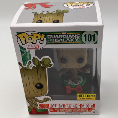 Funko Pop! Marvel - Guardians Of The Galaxy - Holiday Dancing Groot (Hot Topic Exclusive)