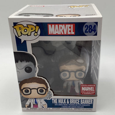 Funko Pop! Marvel - The Hulk & Bruce Banner (Collector Corps Exclusive)