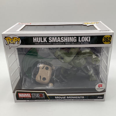 Funko Pop! Movie Moments - Marvel - Hulk Smashing Loki (Walgreens Exclusive)