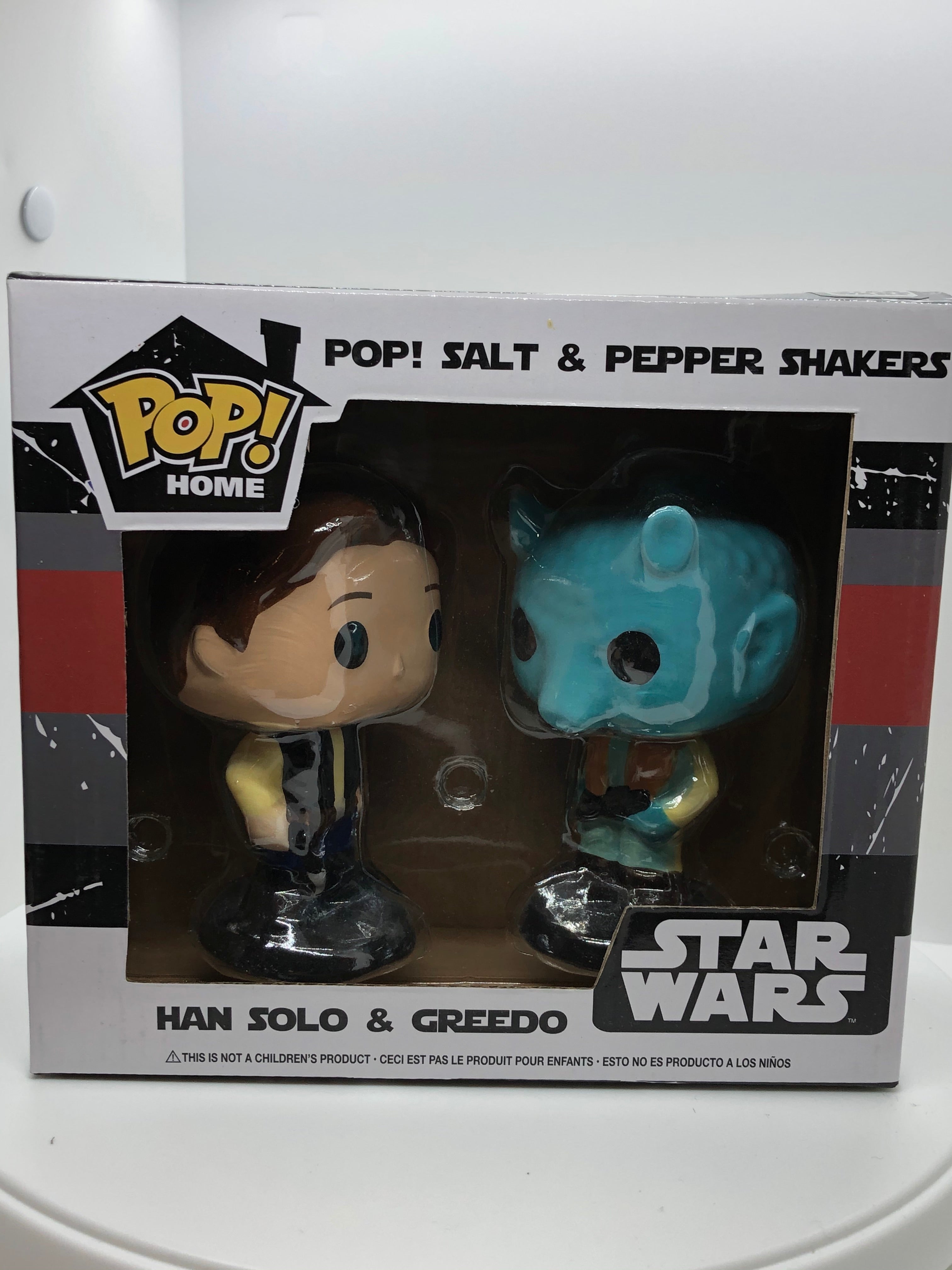 Funko Pop! Star Wars Han Solo and Greedo Salt and Pepper Shakers