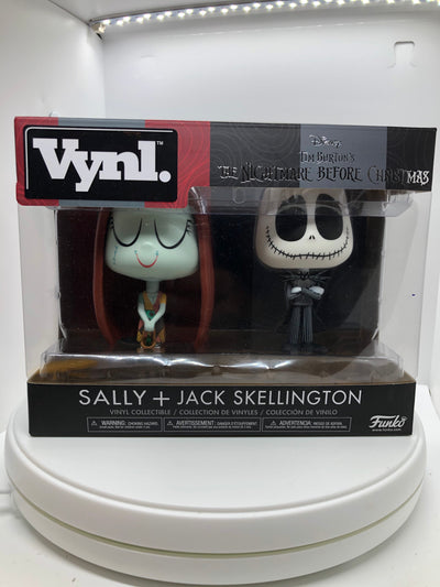 Funko Vynl - The Nightmare Before Christmas - Sally + Jack Skellington