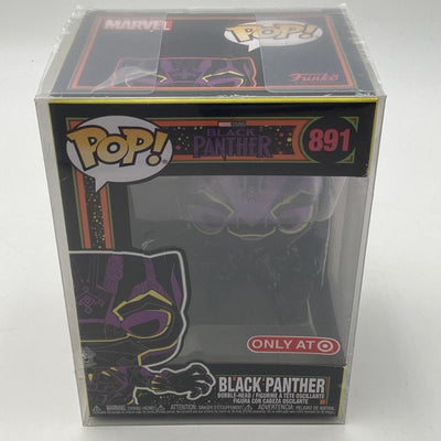Funko Pop! Marvel - Black Panther - Black Panther (Black Light) (Target Exclusive)