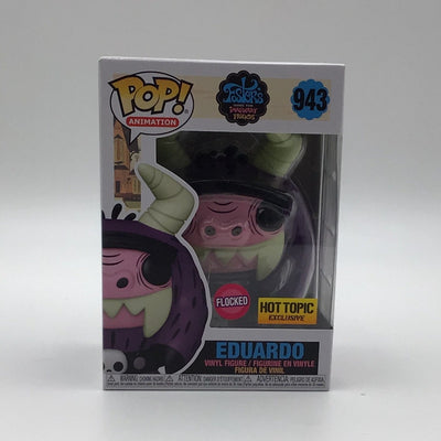 Funko Pop! Animation - Fosters Home - Eduardo (Flocked) (Hot Topic Exclusive)