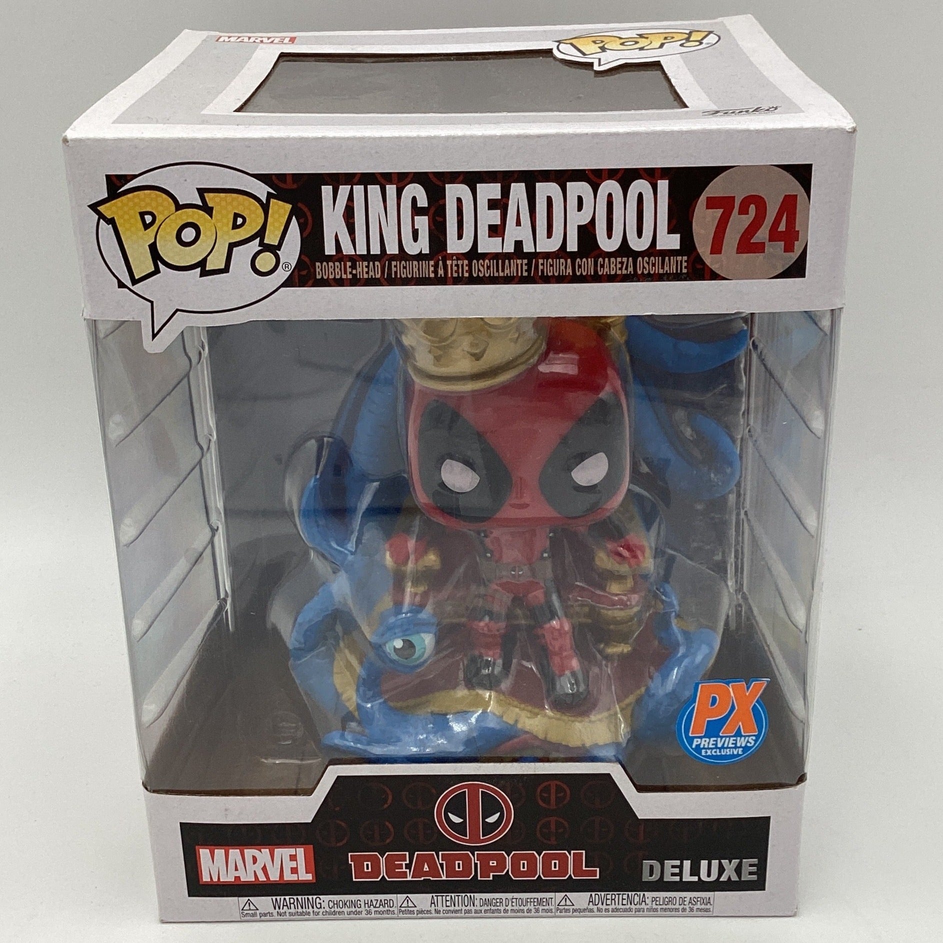 Funko POP! Marvel King Deadpool Vinyl Bobble Head 