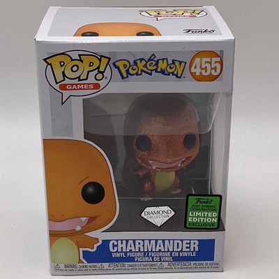 Funko Pop! Games - Pokemon - Charmander (Diamond Collection) (2021 Spring Convention Limited Edition Exclusive)