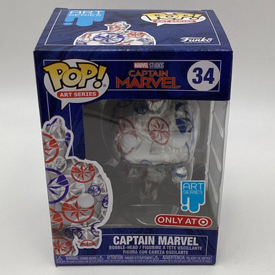 Funko Pop! Art Series - Captain Marvel (Target Exclusive)(No Hard Case)