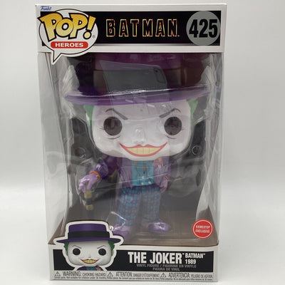 Funko Pop! Heroes - Batman - 10" The Joker Batman 1989 (GameStop Exclusive) (Damaged)
