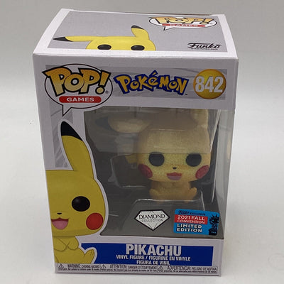 Funko Pop! Games - Pikachu (Diamond Collection) (2021 Fall Convention Limited Edition)
