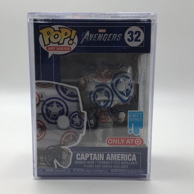 Funko Pop! Art Series - Marvel Avengers - Captain America (Target Exclusive)