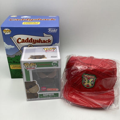 Funko Pop! Movies - Caddyshack - Gopher Flocked. With Hat