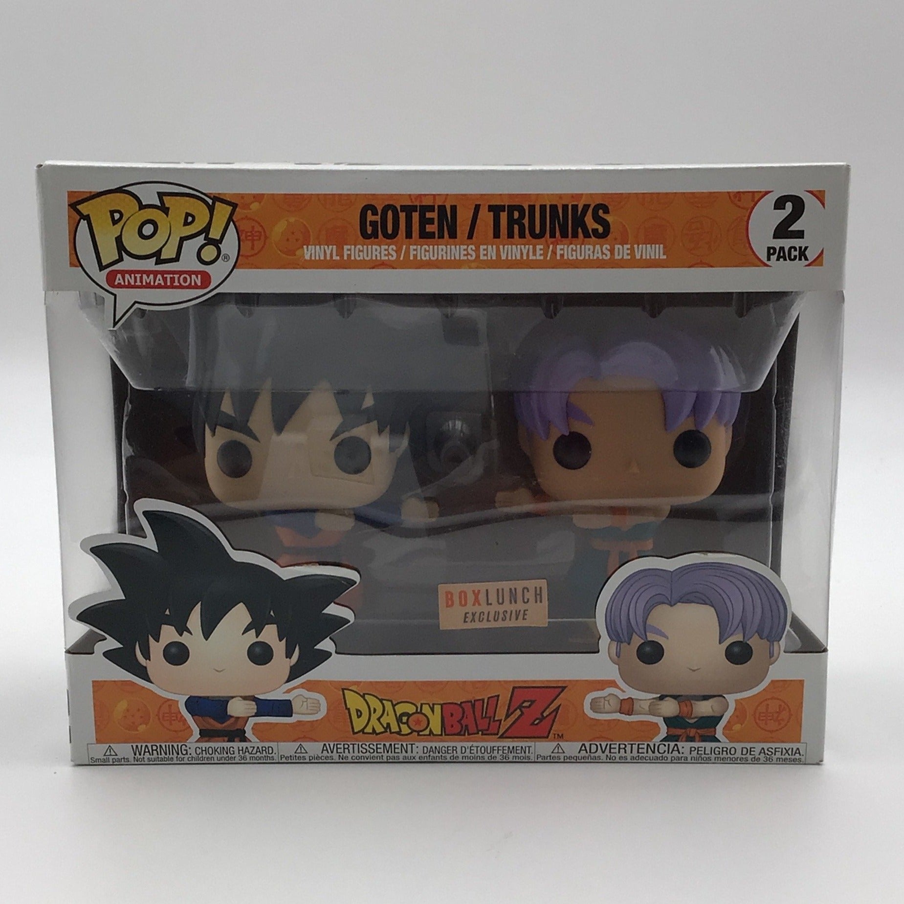 Fashion funko pop goten trunks fusion