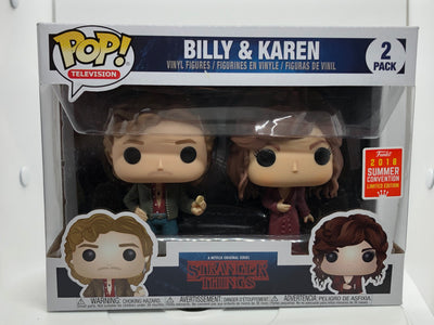 Funko Pop! TV - Stranger Things - Billy & Karen (2 Pack)
