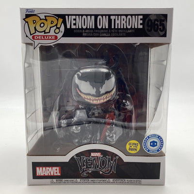 Funko Pop! Deluxe - Venom On Throne (Glow In The Dark)