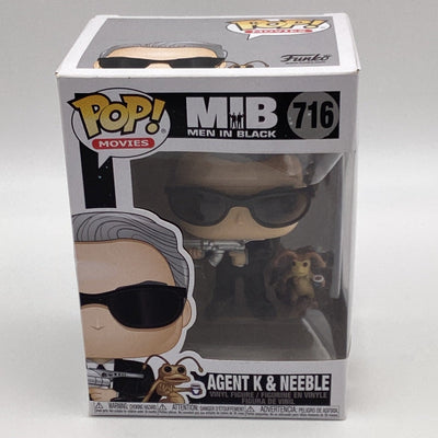 Funko Pop! Movies - Men In Black - Agent K & Neeble (Damaged)