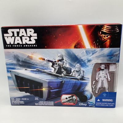 Star Wars The Force Awakens First Order Snowspeeder with Snowtrooper