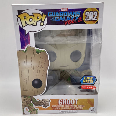 Funko Pop! Marvel - Guardians Of The Galaxy Vol. 2 - 10" Groot (Life Size) (Target Exclusive) (Damaged)