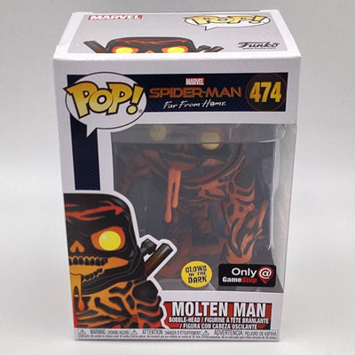 Funko Pop! Marvel Spider-Man Far From Home - Molten Man (Glow In The Dark) (GameStop Exclusive)