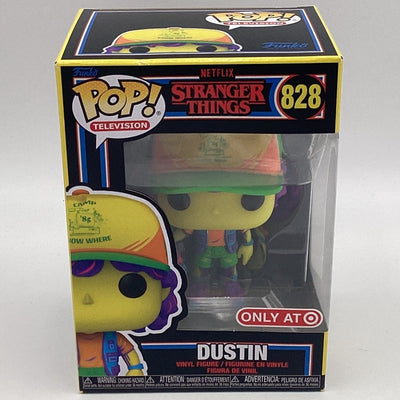 Funko Pop! TV - Stranger Things - Dustin (Black Light) (Target Exclusive)