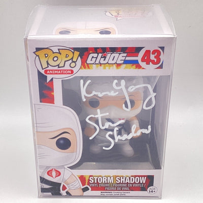 Funko Pop! Animation - G.I. Joe - Storm Shadow (Autographed by Keone Young) (JSA)