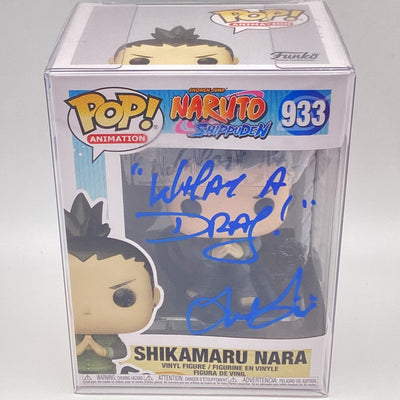 Funko Pop! Animation - Naruto - Shikamaru Nara (Autographed by Tom Gibis) (JSA)
