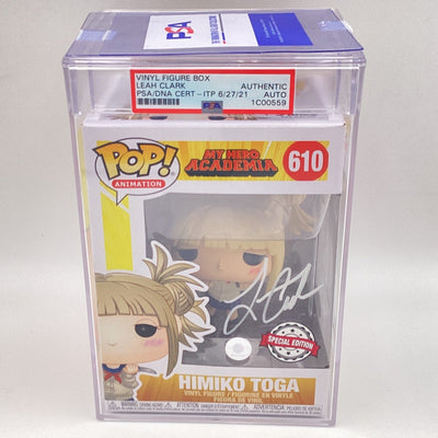 Funko Pop! Animation - My Hero Academia - Himiko Toga (Special Edition) (Autographed by Leah Clark) (PSA)