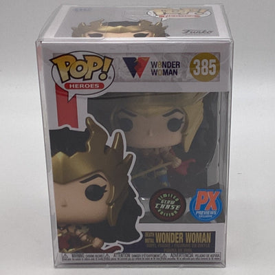 Funko Pop! Heroes - Wonder Woman - Death Metal Wonder Woman (Glow In The Dark) (PX Exclusive) (Chase)