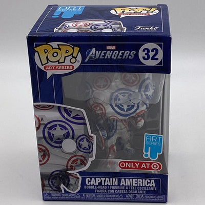 Funko Pop! Art Series - Captain America (Target Exclusive) (No Hard Case)