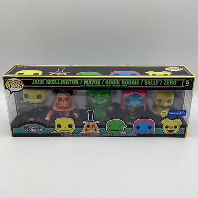 Funko Pop! Disney - The Nightmare Before Christmas (5 Pack) (Glow In The Dark) (Black Light) (Walmart Exclusive)