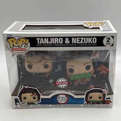 Funko Pop! Animation - Demon Slayer - Tanjiro & Nezuko (2 Pack) (Special Edition)