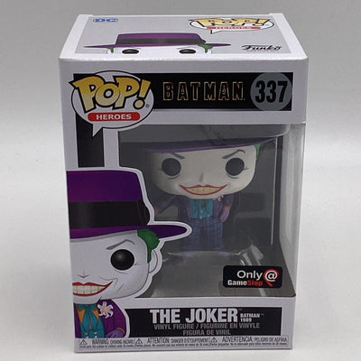 Funko Pop! Heroes - Batman - The Joker (Batman 1989) (Metallic) (GameStop Exclusive)