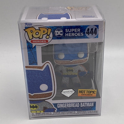 Funko Pop! Heroes - DC Super Heroes - Gingerbread Batman (Diamond Collection) (Hot Topic Exclusive)