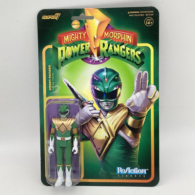 Super7 - Mighty Morphin Power Rangers - Green Ranger 3.75" Reaction Figure