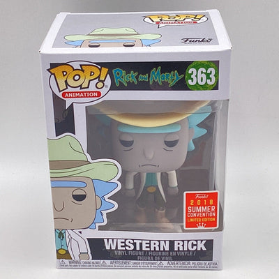 Funko Pop! Animation - Rick and Morty - Western Rick (2018 Summer Convention Limited Edition)