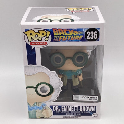Funko Pop! Movies - Back To The Future - Dr. Emmett Brown (LootCrate Exclusive)
