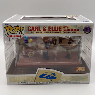 Funko Pop! Moment - Disney Pixar's Up - Carl & Ellie With Balloon Cart (Box Lunch Exclusive)
