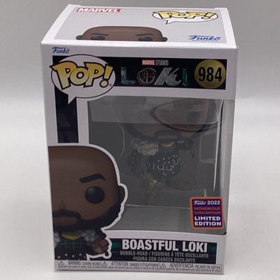 Funko Pop! Marvel Studios Loki - Boastful Loki (2022 Wonderous Convention Limited Edition)