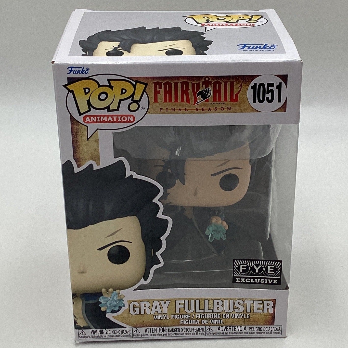 Funko Pop! Anime: Fairy Tail - Gray Fullbuster Action Figure for sale online