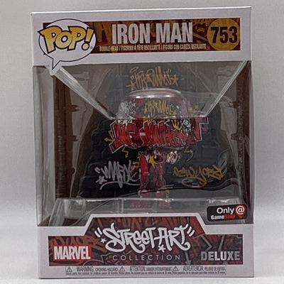 Funko Pop! Deluxe - Marvel - Iron Man "Street Art" Collection (GameStop Exclusive)