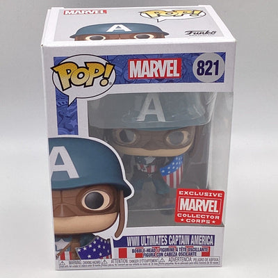 Funko Pop! Marvel - WWII Ultimates Captain America (Marvel Collector Corps Exclusive)