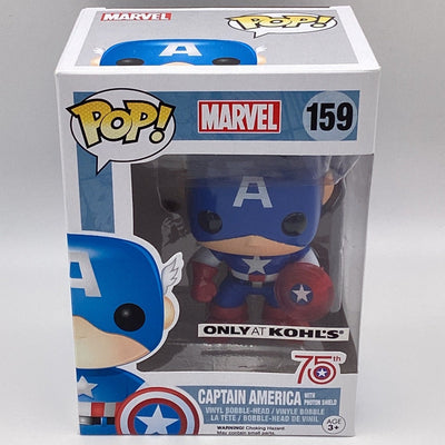 Funko Pop! Marvel - Captain America With Photon Shield (75th Anniversary) (Kohl's Exclusive)